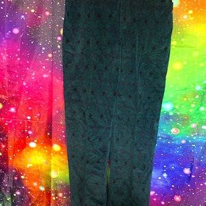 Croft & Barrow Blue Patterned Pants